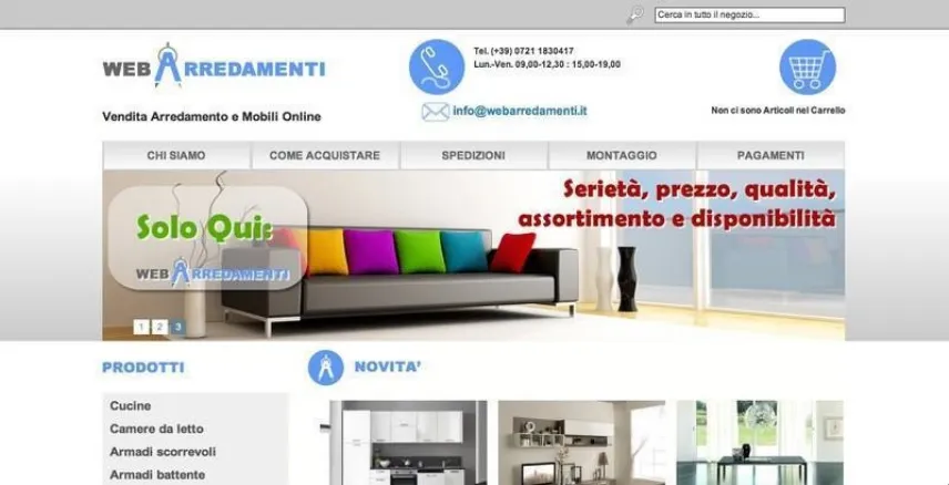 web arredamenti